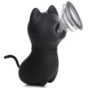Sucky Kitty Silicone Clitoral Stimulator Black