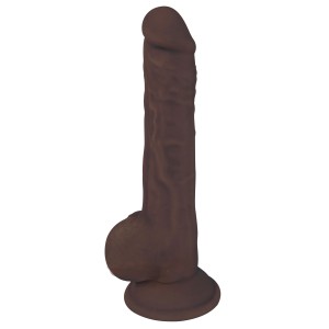 Silexpan Hypoallergenic Silicone Dildo With Balls 9 Inch