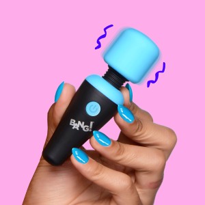10x Ultra Powerful Silicone Mini Wand Blue