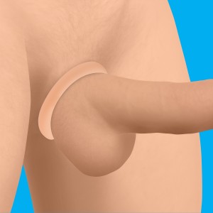 Discreet Silicone Cock Ring Set Light