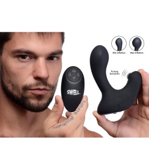 10x Inflatable And Tapping Silicone Prostate Vibrator