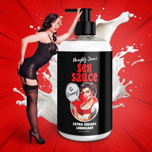 Naughty Janes Sex Sauce Extra Creamy Lubricant 16oz