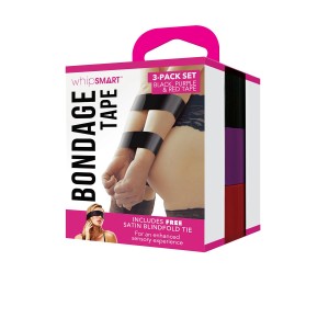 Whipsmart 150 Ft Bondage Tape With Silky Blindfold