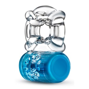 Play With Me Pleaser Rechargeable C-ring Blue