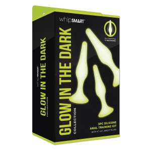 Whipsmart 3 Pcs Glow In The Dark Silicone Anal Training Kit