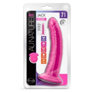 Au Naturel Bold Jack 7 Inch Dildo Pink