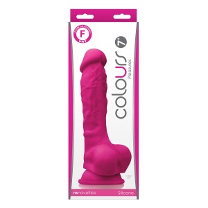 Colours Pleasures 7 Inch Dildo Pink