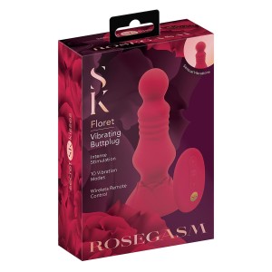 Secret Kisses Remote Vibrating Floret Buttplug