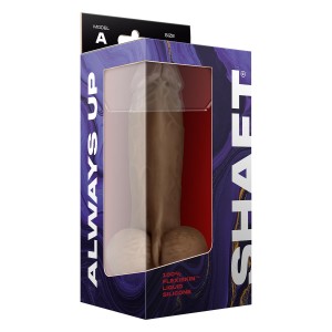 Shaft Model A 8.5 Inch Liquid Silicone Dong With Balls Oak