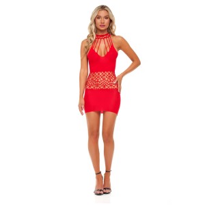 Rich B Phase Dress Red, Os