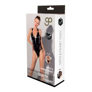 Gp Datex & Fishnet Teddy Black, 2xl