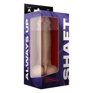 Shaft Model A 9.5 Inch Liquid Silicone Dong With Balls Pine