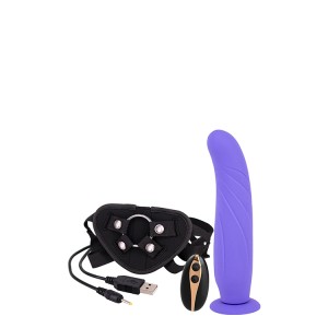 9inch Vibration Dildo Strap-on Purple
