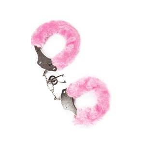 Mai No.38 Metal Furry Handcuffs Pink