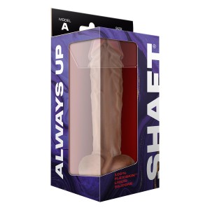 Shaft Model A 10.5 Inch Liquid Silicone Dong With Balls Pine