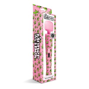 Stoner Vibes Wacky Weed Wand Massager Pink Kush
