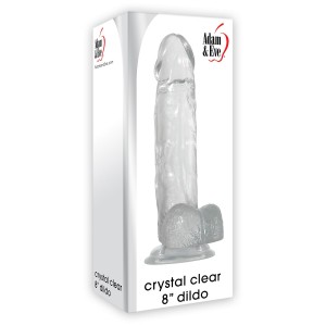 A&e Crystal Clear 8 Inch Dildo