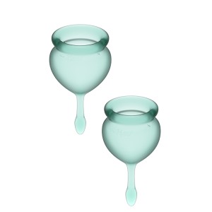 Satisfyer Feel Good Menstrual Cup Green