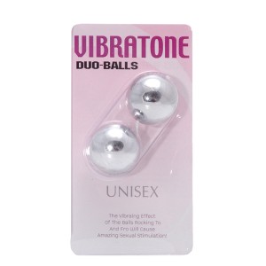 Vibratone Duo Balls Silver Blistercard