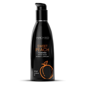 Wicked Aqua Sweet Peach Flavored Lubricant 60ml
