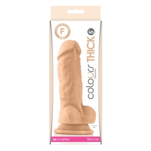 Colours Pleasures Thick 5 Inch Dildo White