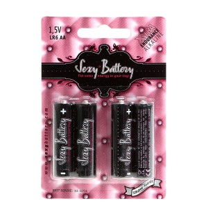 Sexy Battery Alkaline 4pc. Blister Aa