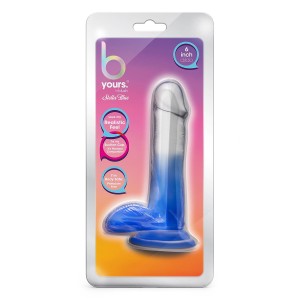 B Yours Stella Blue 6 Inch Dildo Blue
