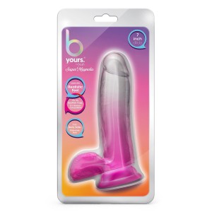 B Yours Sugar Magnolia 7 Inch Dildo Fuchsia