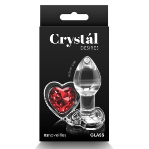 Crystal Desires Red Heart Small