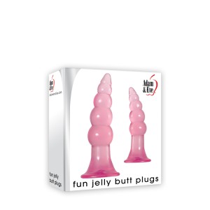 A&e Fun Jelly Butt Plugs Pink
