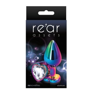 Rear Assets Multicolor Heart Medium Clear