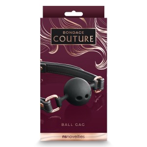 Bondage Couture Ball Gag  Black