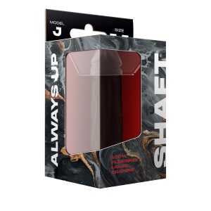 Shaft Model J 5.5 Inch Liquid Silicone Dong Mahogany