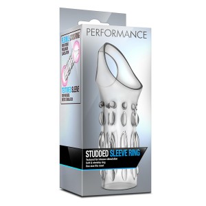 Performance Studded Sleeve Ring Clear