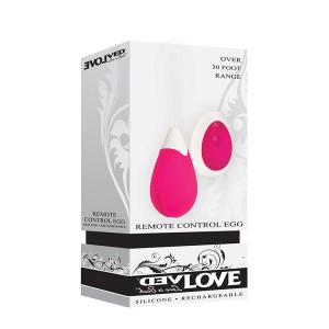 Evolved Rechargeable Remote Control Egg Pink