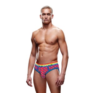 Rainbow Hearts Bubble Butt Jock, M/l