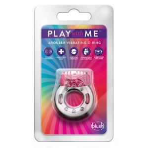 Play With Me Arouser Vibrating C-ring Pink