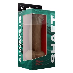 Shaft Model N 8.5 Inch Liquid Silicone Dong With Balls Oak