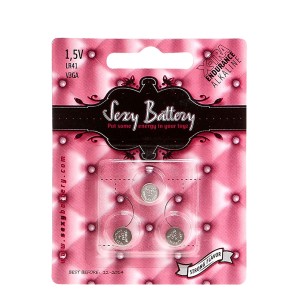 Sexy Battery Alkaline 3pc. Blister Lr41