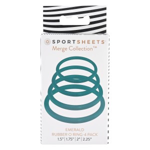 Sportsheets Emerald O Ring 4 Pack