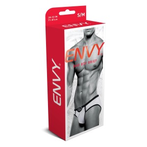 Envy Bad Boy Brief White, M/l