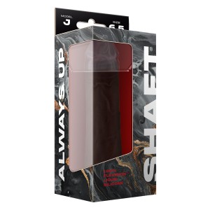 Shaft Model J 6.5 Inch Liquid Silicone Dong Mahogany