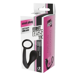 Fantasstic Anal Plug With Cockring Black