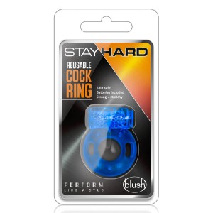 Stay Hard Reusable Cock Ring Blue