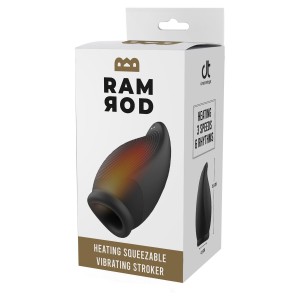 Ramrod Heating Squeezable Vibrating Stroker