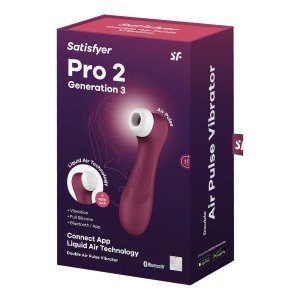 Satisfyer Pro 2 Generation 3  Bluetooth Wine Red