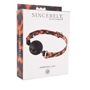 Sportsheets Amber Ball Gag Animal