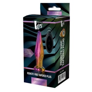 Glamour Glass Remote Vibe Tapered Plug