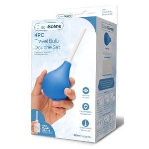 Cleanscene 90ml 4 Pcs Travel Bulb Douche Set