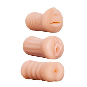 Realstuff 3 In 1 Masturbators Flesh